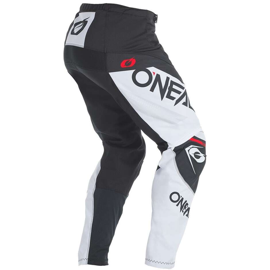 Pantaloni Moto Cross Enduro Oneal ELEMENT FACTOR Nero Bianco