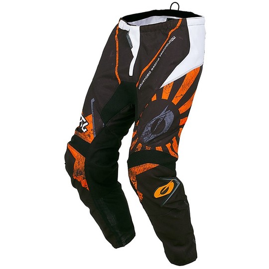 Pantaloni Moto Cross Enduro Oneal Element Pant Zen Arancio