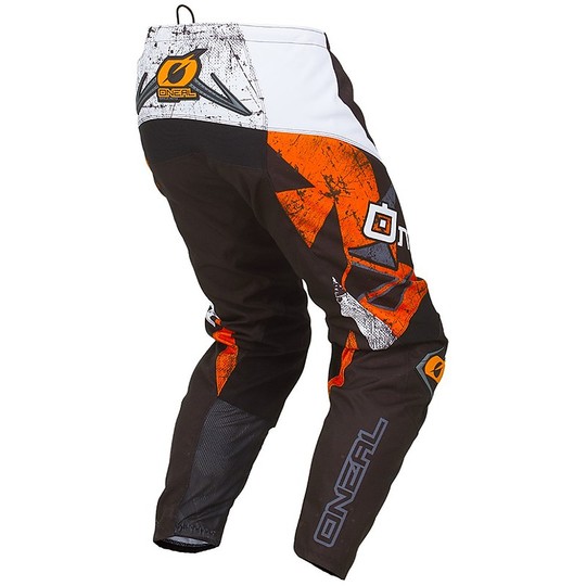 Pantaloni Moto Cross Enduro Oneal Element Pant Zen Arancio