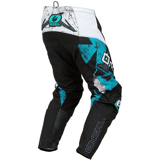 Pantaloni Moto Cross Enduro Oneal Element Pant Zen Azzurro