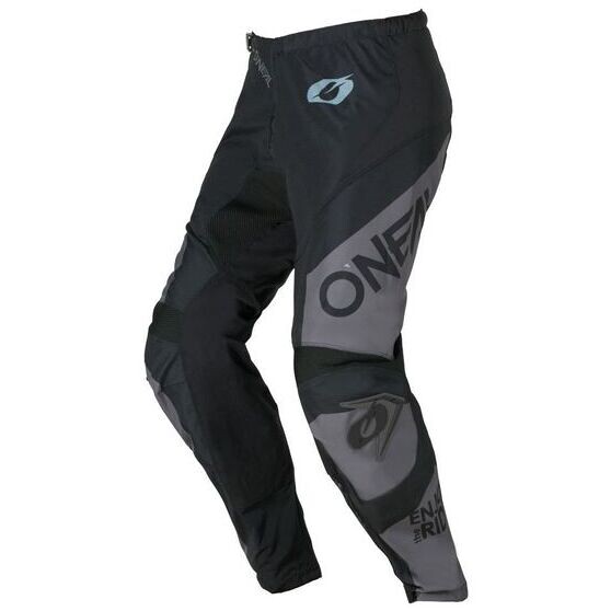 Pantaloni Moto Cross Enduro O'NEAL ELEMENT RACEWEAR Nero Gri taglia 38