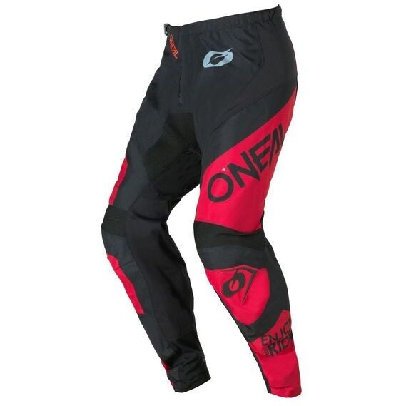 Pantaloni Moto Cross Enduro O'NEAL ELEMENT RACEWEAR Nero Ros taglia 38