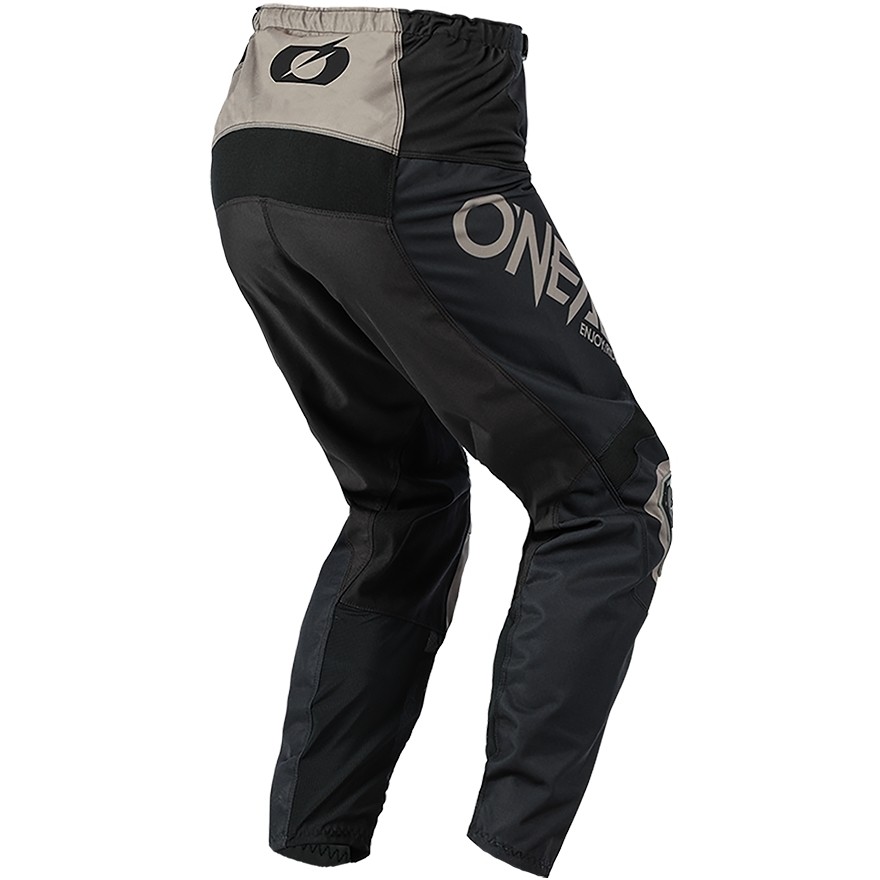 Pantaloni Moto Cross Enduro Oneal Matrix Pants Ridewear Nero Grigio