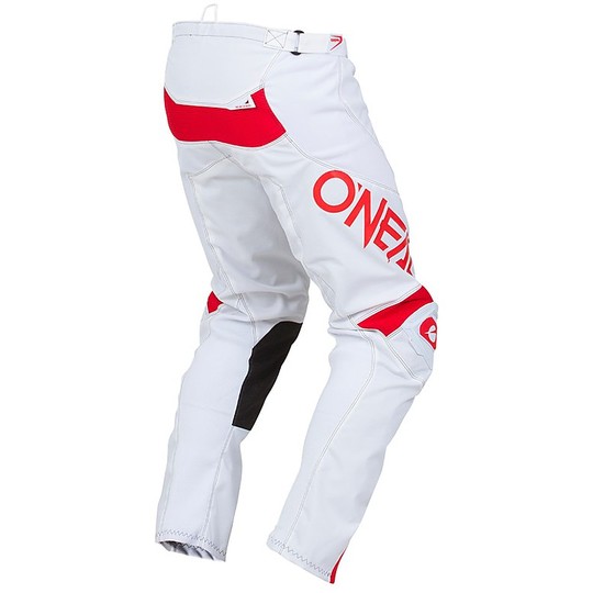 Pantaloni Moto Cross Enduro Oneal Mayhem Lite Pants Hexx Bianco