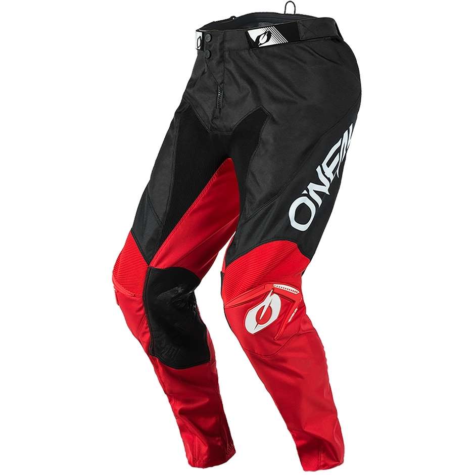 Pantaloni Moto Cross Enduro Oneal Mayhem Pants Hexx Nero Rosso