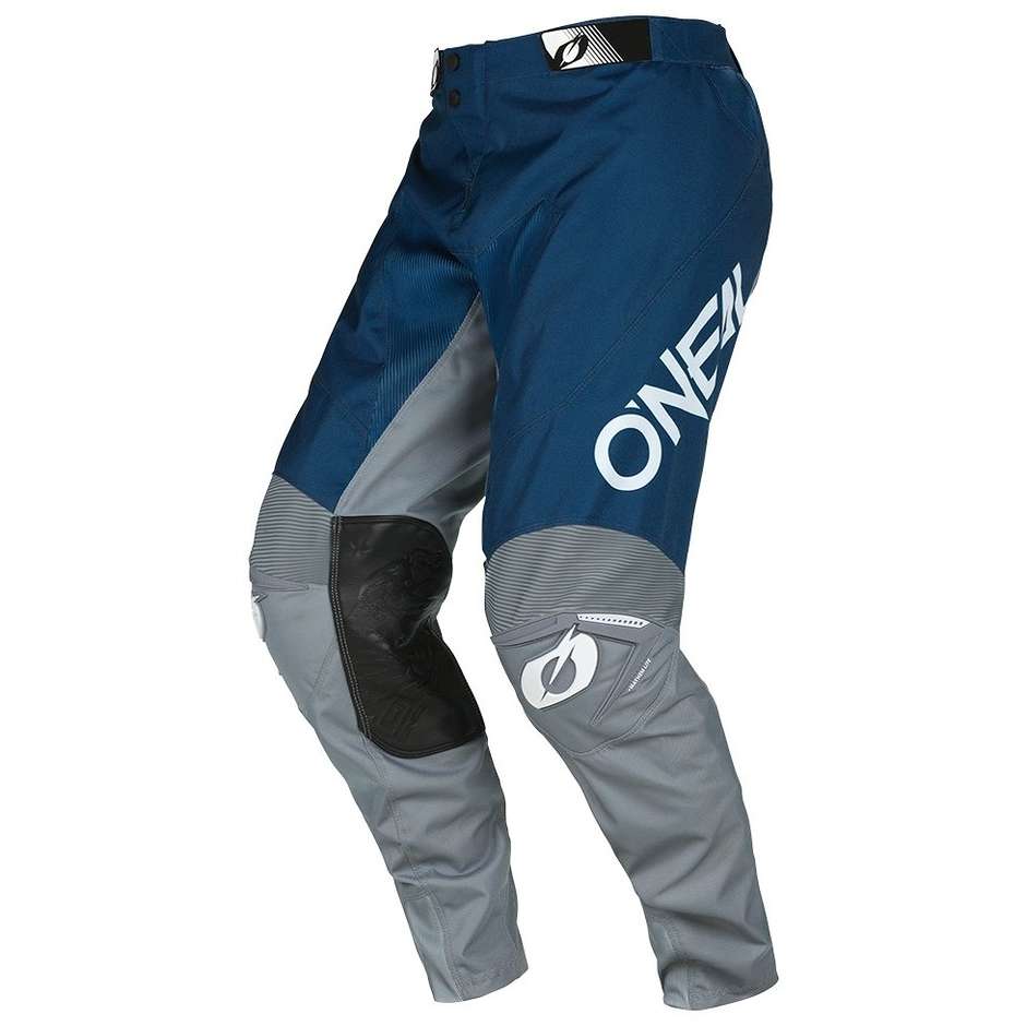 Pantaloni Moto Cross Enduro Oneal Mayhem Pants V.22 Hexx Blu Grigio
