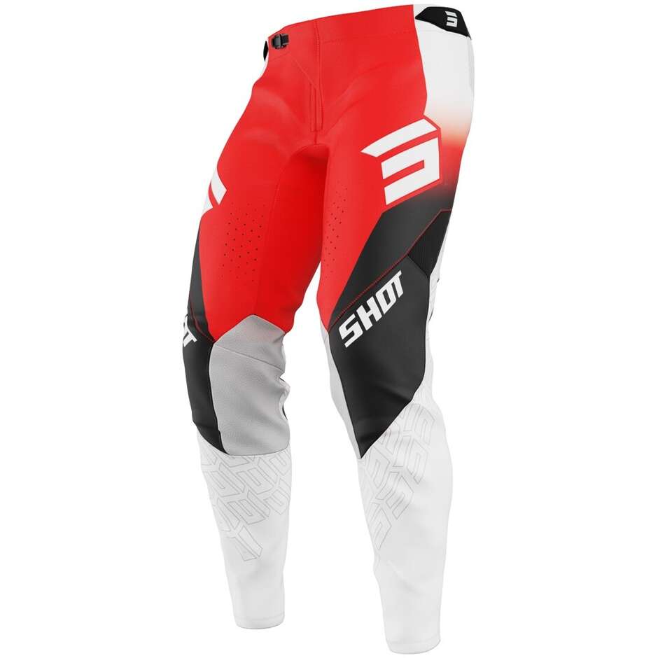 Pantaloni Moto Cross Enduro Shot AEROLITE ULTRA Rosso
