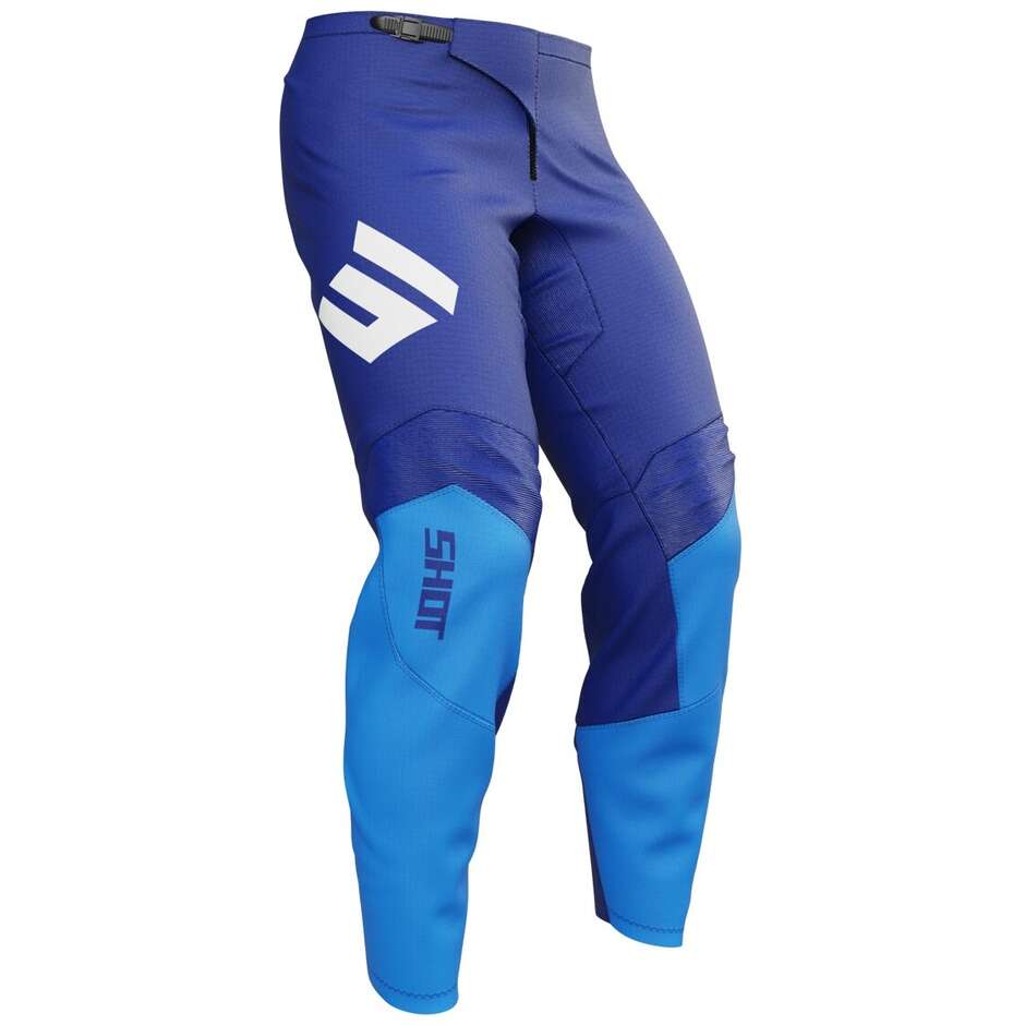 Pantaloni Moto Cross Enduro Shot DRAW INSTINCT Blu