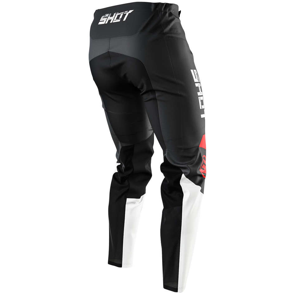 Pantaloni Moto Cross Enduro Shot Slam rosso