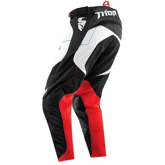 Pantaloni Moto Cross Enduro Thor Core Splinter 2015 Bianco Rosso