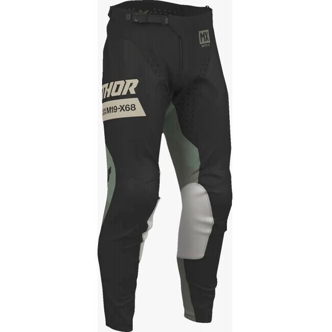 Pantaloni Moto Cross Enduro Launchmode Bleach Nero Camo taglia 44