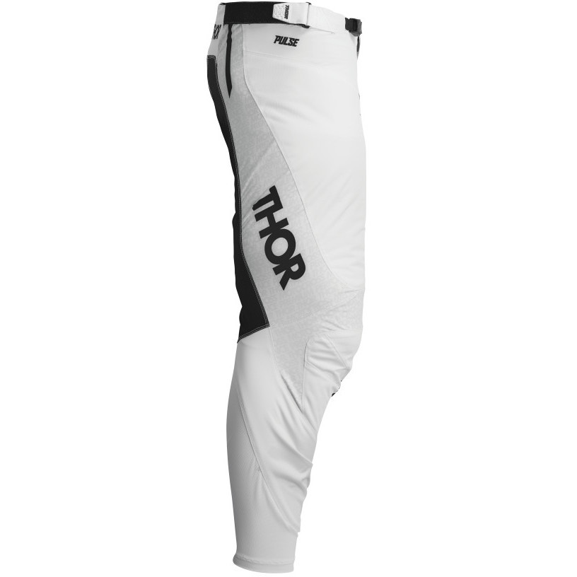 Pantaloni Moto Cross Enduro Thor PANT PULSE 04 Mono Nero Bianco