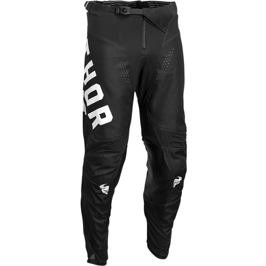 Pantaloni Moto Cross Enduro Thor PANT PULSE Vaper Nero Bianco