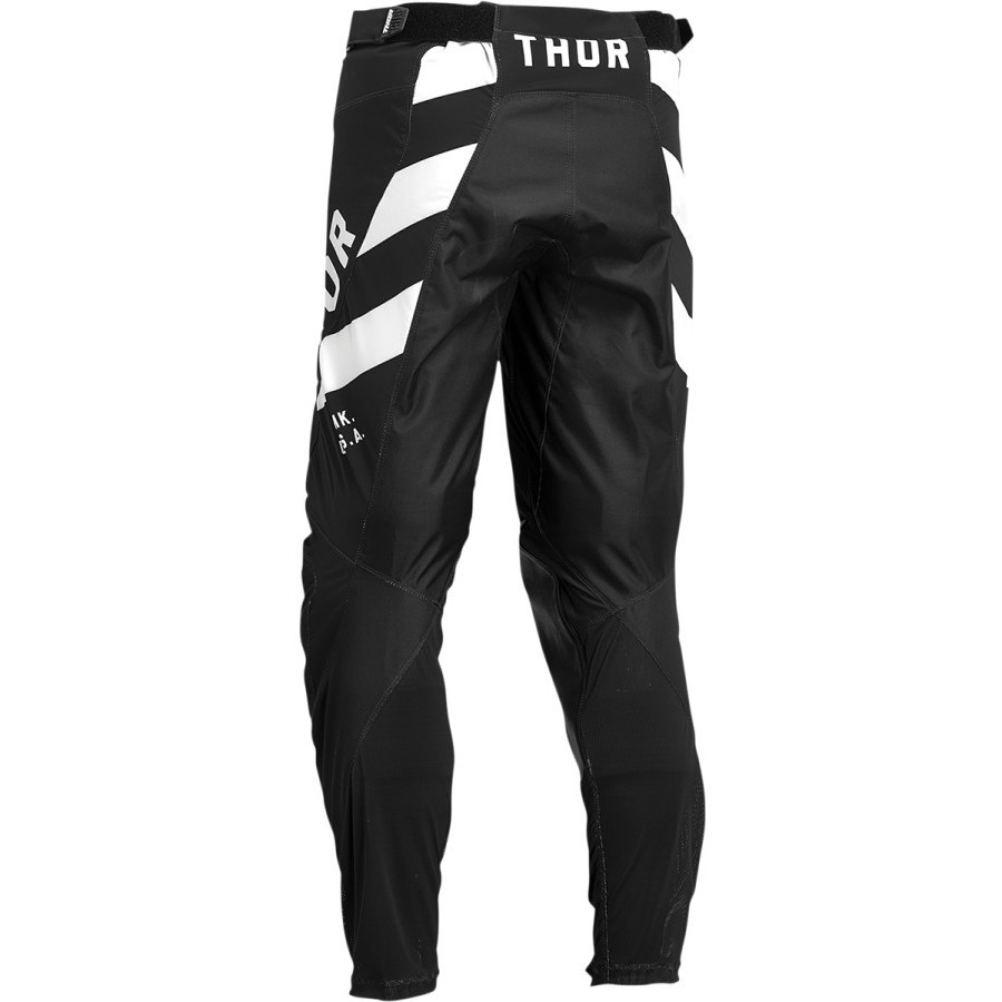 Pantaloni Moto Cross Enduro Thor PANT PULSE Vaper Nero Bianco