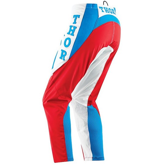 Pantaloni Moto Cross Enduro Thor Phase Pro-Gp 2015 Rosso Blu