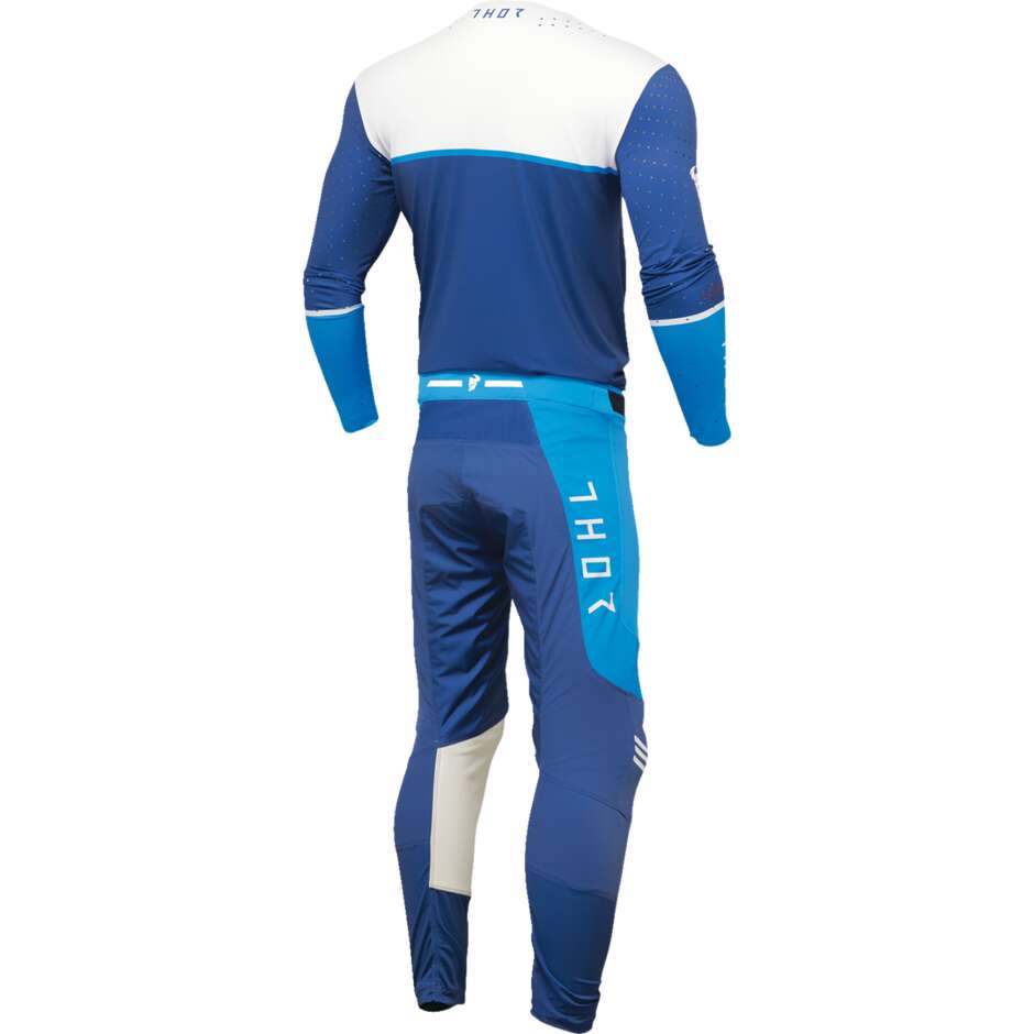 Pantaloni Moto Cross Enduro THOR PRIME ACE  Blu/Azzurro