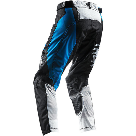 Pantaloni Moto Cross Enduro Thor Pulse Taper 2017 Bianco Blu