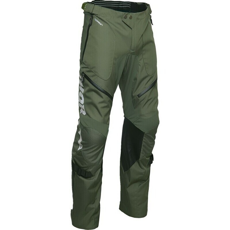 Pantaloni Moto Cross Enduro Terrain Sopra Stivale Verde taglia 44