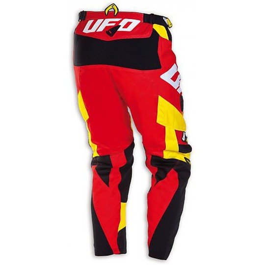 Pantaloni Moto Cross Enduro Ufo Voltage Giallo 
