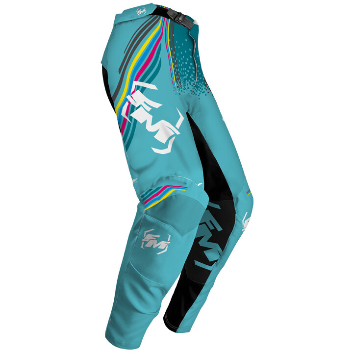 Pantaloni Moto Cross OCTANE Turchese taglia 56