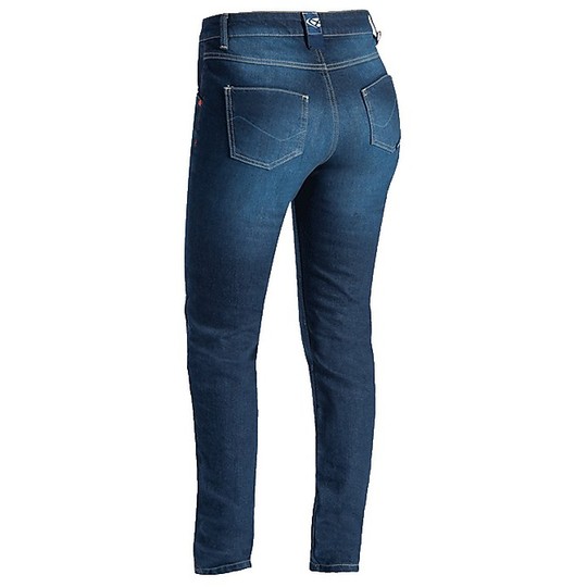 Pantaloni Moto da Donna Jeans Ixon MIKKI Blu