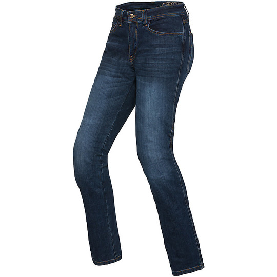 Pantaloni Moto da Donna Jeans Ixs CLASSIC AR CLARKSON LADY Blu