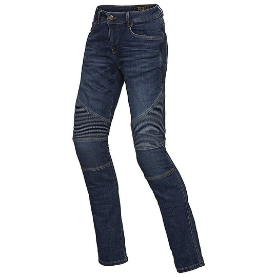 Pantaloni Moto Da Donna Jeans Ixs CLASSICO AR MOTO LADY Blu