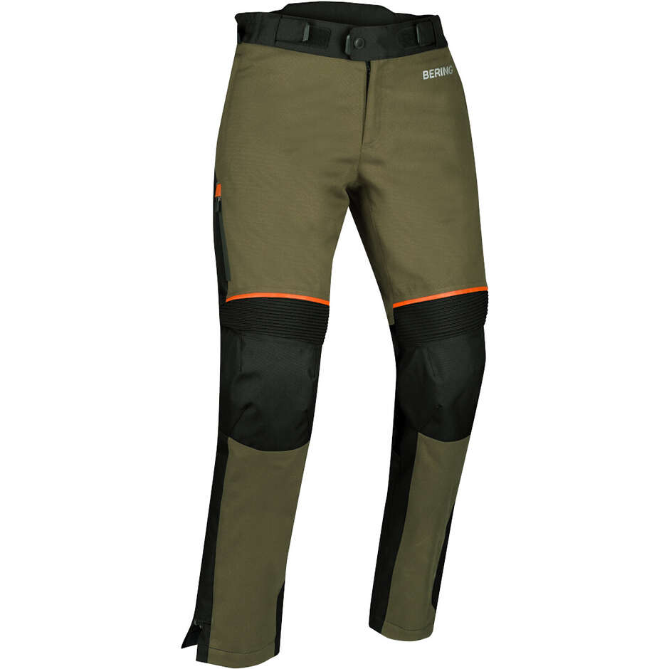 Pantaloni Moto Donna LADY ZEPHYR Nero Kaki Arancio taglia 48