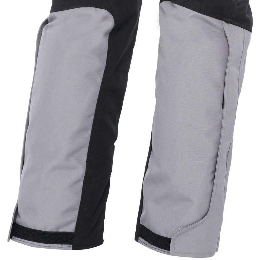 Pantaloni Moto Donna In Tessuto Spyke EQUATOR Dry Tecno Pants Lady Grigio Nero Giallo Fluo