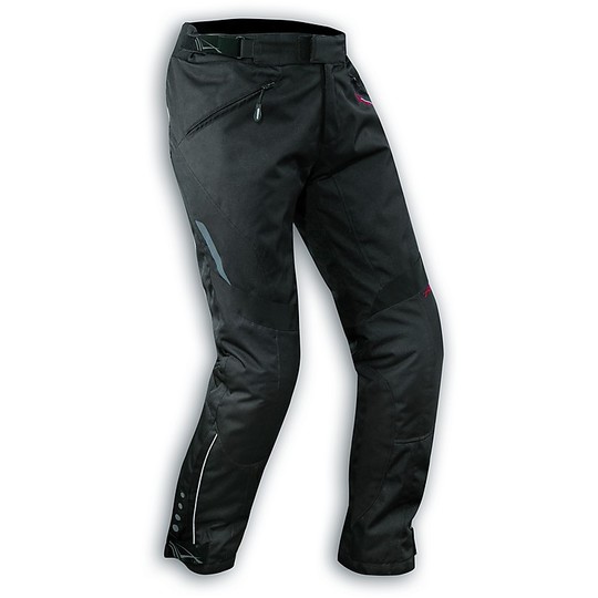 Pantaloni Moto Donna In Tessuto Tecnico A-pro Modello Hydro Lady Black