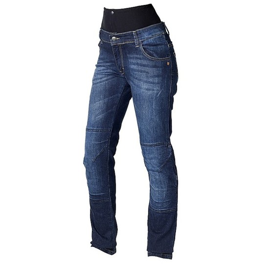 Pantaloni Moto Donna Jeans Hevik Stone Jeans Con Pzrotezioni