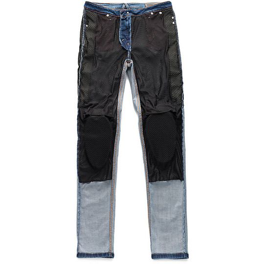 Pantaloni Moto Donna Jeans HT Blauer Scralett Blu 