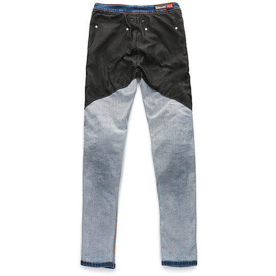Pantaloni Moto Donna Jeans HT Blauer Scralett Blu 
