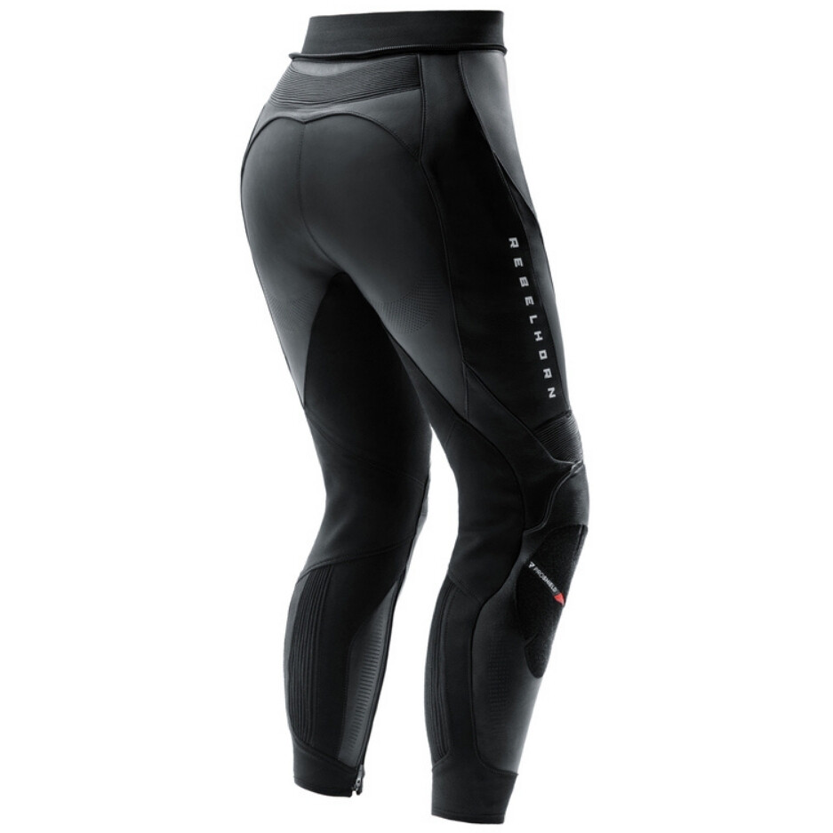 Pantaloni Moto Donna Rebelhorn DIVA Nero Rosso
