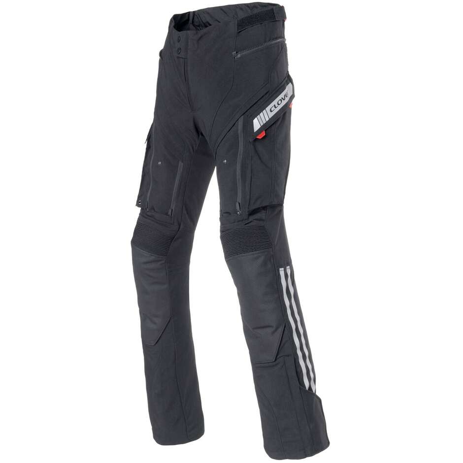 Pantaloni Moto Donna Tessuto Clover GTS 4 WP LADY nero