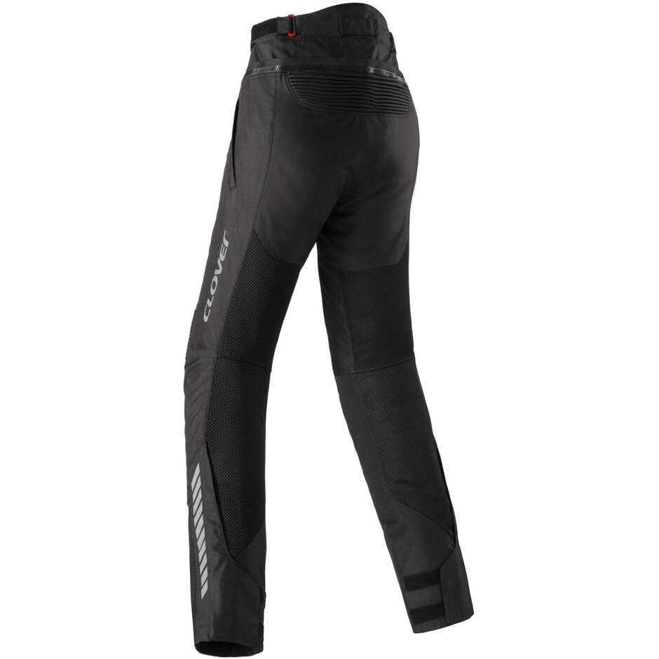Pantaloni Moto Donna Tessuto Clover VENTOURING 3 WP LADY nero