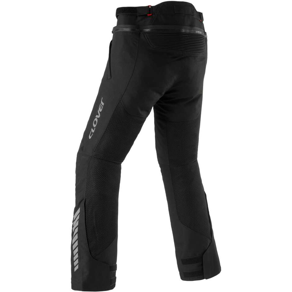 Pantaloni Moto Estivi Clover VENTOURING 4 WP SHORT Accorciato Nero 