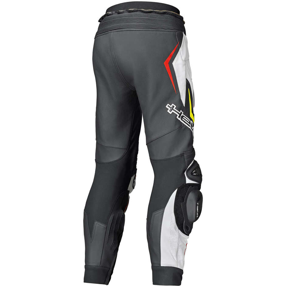 Pantaloni Moto Held Grind II Nero Bianco Rosso