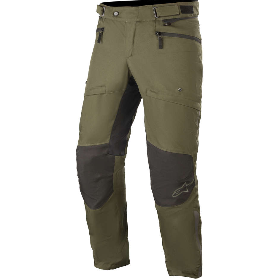Pantaloni Moto Impermeabili Alpinestars AST-1 v2 WP Nero Forest