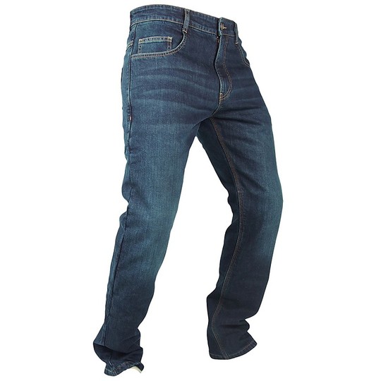 Pantaloni Moto In Jeans Overlap Manx Dirt