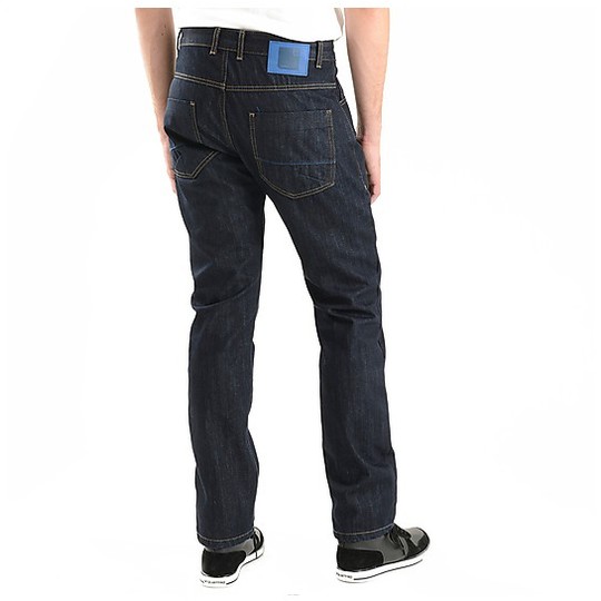 Pantaloni Moto In Jeans Overlap Manx RAW