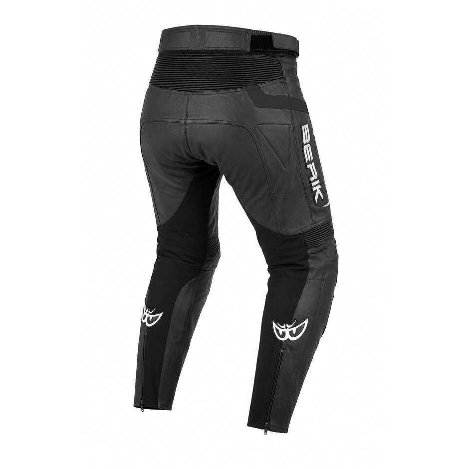 Pantaloni Moto In Pelle Berik 2.0 LP 10556 All  Black
