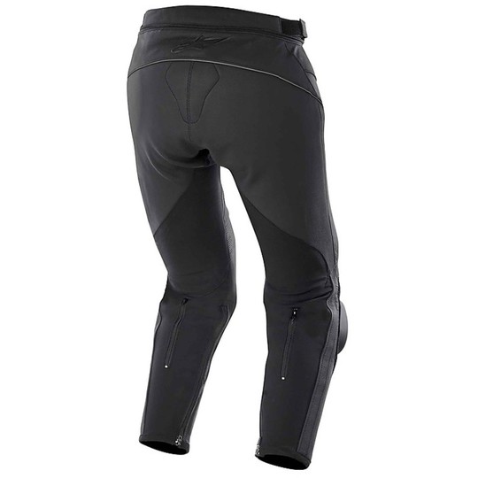 Pantaloni Moto In Pelle Donna Alpinestars Stella MISSILE Pants Nero