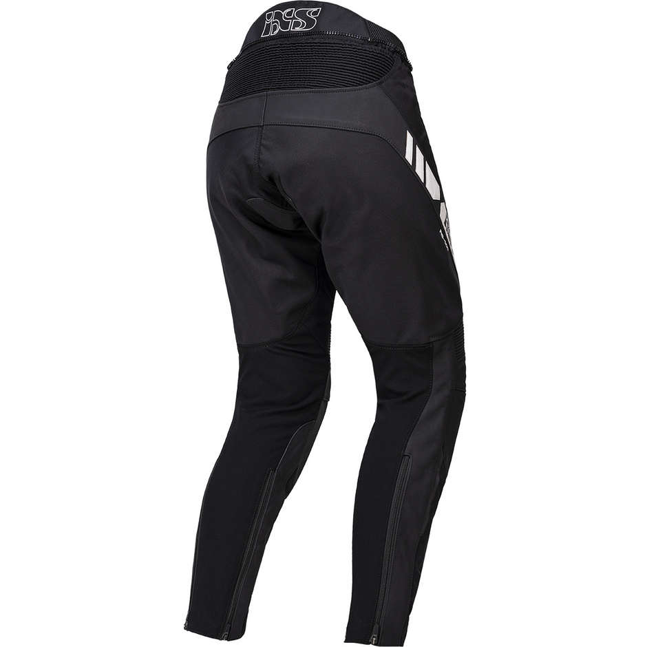 Pantaloni Moto in Pelle LD RS-500 1.0 Nero Bianco	