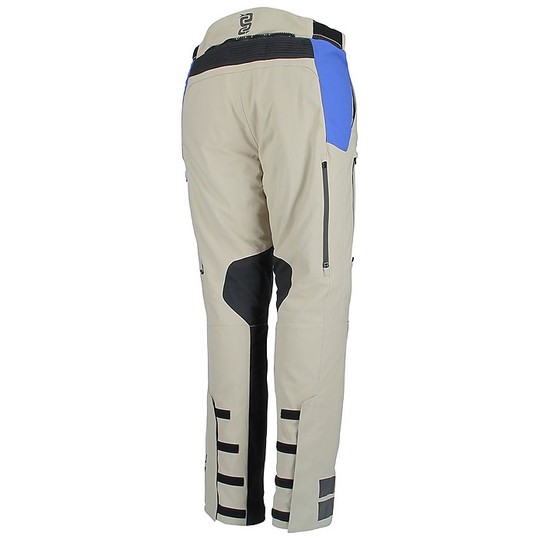 Pantaloni Moto in Tessuto 3 Strati OJ REVOLUTION Sand Blu