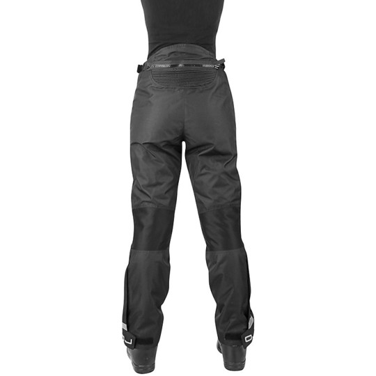 Pantaloni Moto In Tessuto Donna OJ Riderpant Lady Nero