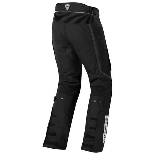Pantaloni Moto In Tessuto Gore Tex Rev'it Defedner Pro GTX Nero Accorciati