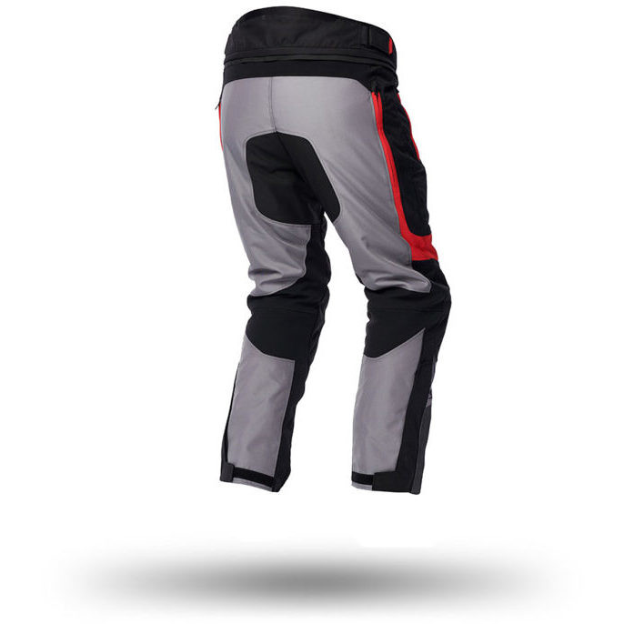 Pantaloni Moto In Tessuto Spyke MERIDIAN Dry Tecno Pants Grigio Nero Rosso
