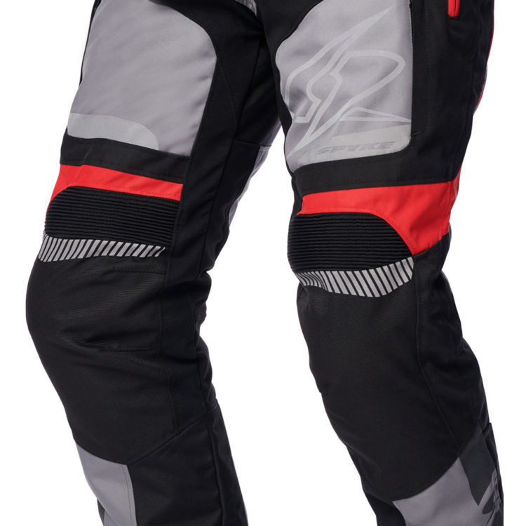 Pantaloni Moto In Tessuto Spyke MERIDIAN Dry Tecno Pants Grigio Nero Rosso