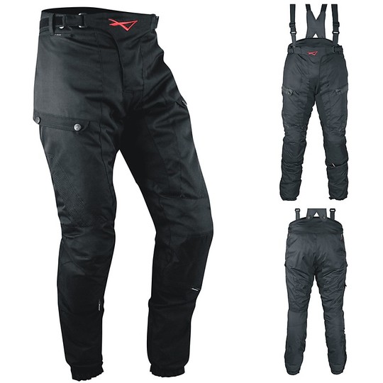 Pantaloni Moto In Tessuto Tecnico A-pro Modello Tecnology